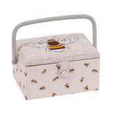 Embroidered Bee Sewing Box