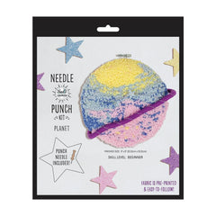 Punch Needle Kit 8" Hoop - Planets