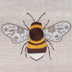 Embroidered Bee Sewing Box