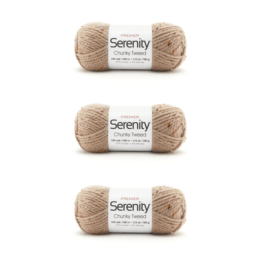 Serenity® Chunky Tweeds Bag of 3