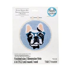 Punch Needle Kit 6" Hoop - Bunny, Unicorn, or Boston Terrier