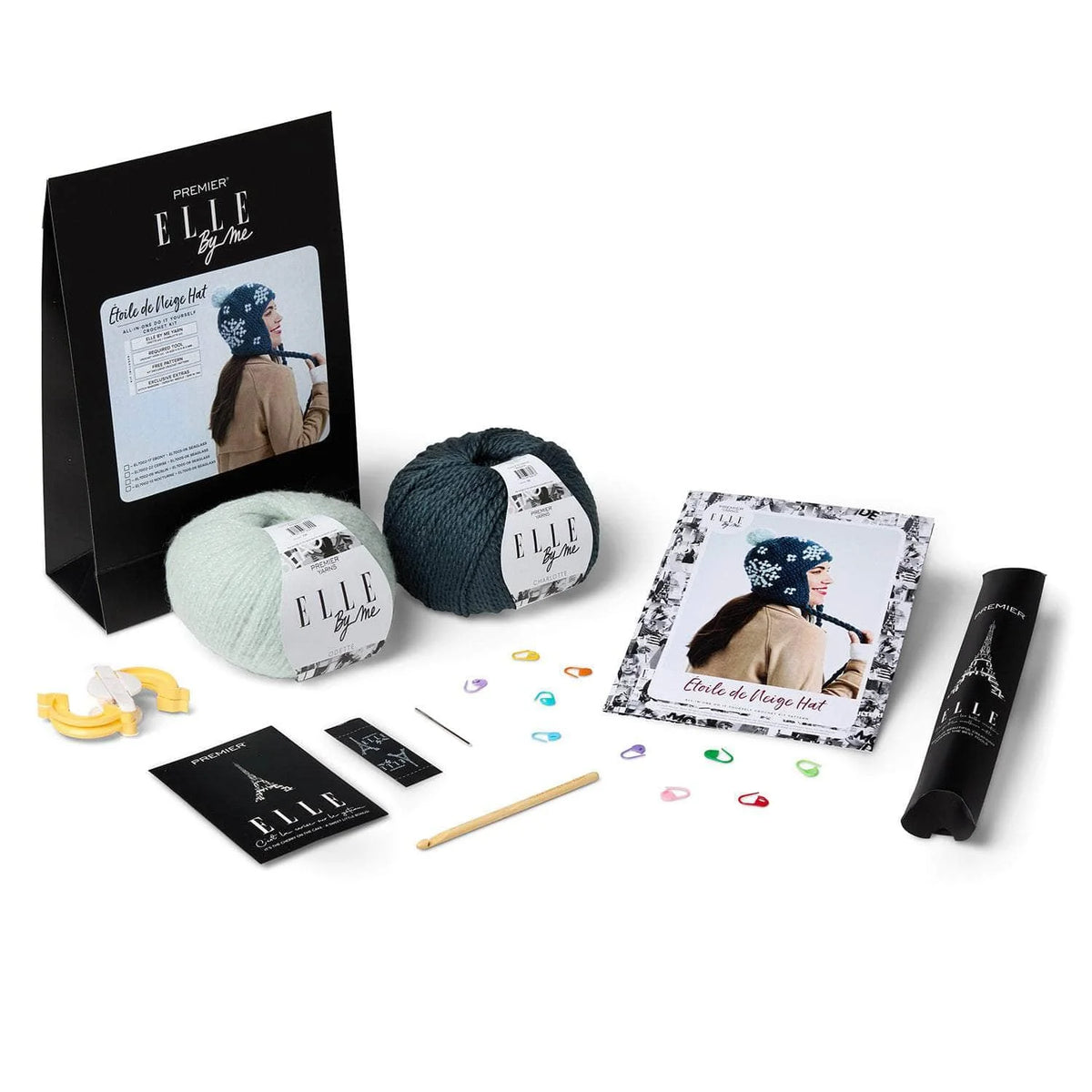 ELLE by Me Etoile de Neige Hat Crochet Kit