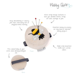 Bee Wrist Strap Pincushion