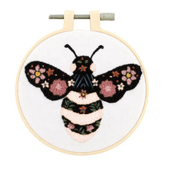 Punch Needle Kit 4" Hoop - Bee