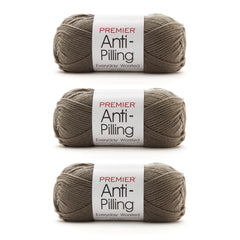 Anti-Pilling Everyday® Worsted Khaki Bag of 3